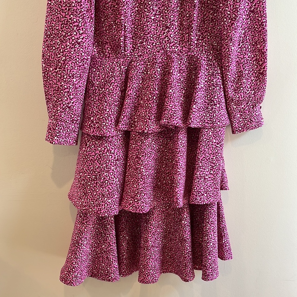 Who What Wear Pink Leopard Dress - Picture 4 of 8
